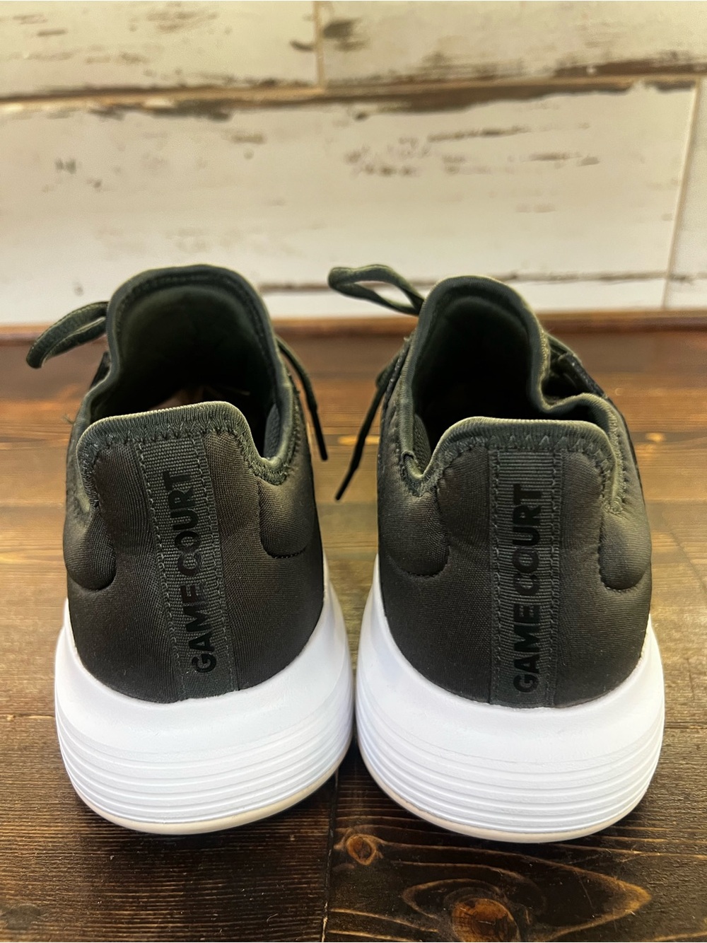 Adidas • Women’s Game Court Sneakers • Size 8.5 • Dark Green - Picture 4 of 14